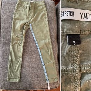 YMI Hyperstretch Skinnies Olive Small